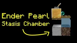 Ender Pearl Stasis Chamber in Minecraft Bedrock Edition!