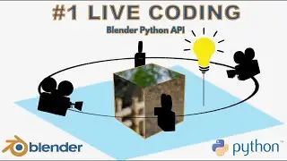 #1 Live Coding  - Blender Python API - Visualising a Neural Network in 3D