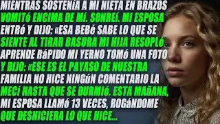 Mientras sosten&iacute;a a mi nieta en brazos, me vomit&oacute; encima. Sonre&iacute;. Mi esposa entr&oacute; y...