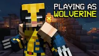 PLAYING AS WOLVERINE IN MINECRAFT | Custom Mod Adventure