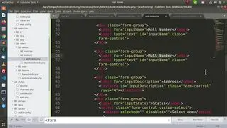 Tutorial 6:Design student registration form | Student management system Laravel