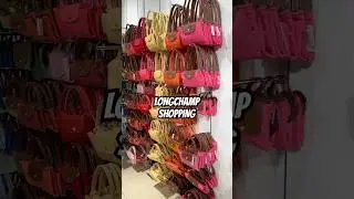🛍️LONGCHAMP SHOPPING😍 #viralvideos #shorts #shopping #barcelona #travel #beauty #aesthetic #fyp