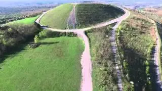 DJI Phantom 3 Advanced.&Uuml;bungsflug &uuml;ber der Halde Haniel in Bottrop.