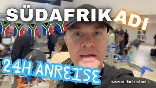 Südafrika Tag #01 Die Anreise nach Johannesburg: Hier sieht es aus wie im Film 👀 - Adi Vlog #128