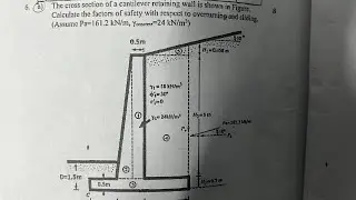 Stability Analysis | Earth Retaining Structure | Foundation Engineering | PoU, TU, KU, PU
