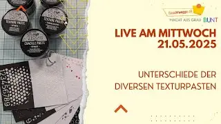 Live am Mittwoch vom 21. Mai 2025 #Neuheiten #TimHoltz #Stanzschablonen #Rubons #Bastelideen