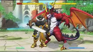 I did the hardest Midori dragon form 3 DMG Combo Fantasy Strike