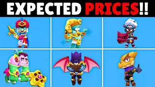 Every New Skin & Its Expected Price 🔥#brawltalk 