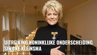 Uitreiking Koninklijke Onderscheiding Simone Kleinsma
