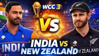 🔥 India vs New Zealand &ndash; T20 World Cup 2021 | Match 3 Highlights | WCC3 Gameplay 🔥