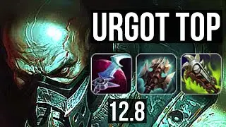URGOT vs GANGPLANK (TOP) (DEFEAT) | 2.8M mastery, 8 solo kills, 400+ games | EUW Diamond | 12.8
