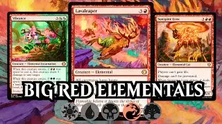 Lavaleaper Leads Big Red Elementals | MTG Arena Standard Lorwyn Eclipsed