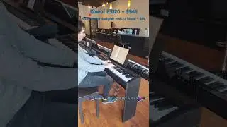 Roland FP30X vs. Kawai ES120 - Chopin Mazurka Op. 6 No. 1 #roland #Kawai #piano
