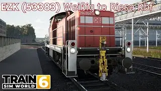 EZK (53383) Wei&szlig;ig to Riesa Rbf - Bahnstrecke Leipzig - Dresden - BR 294 - Train Sim World 6