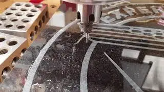 Diamond Drag Engraving a FT Logo