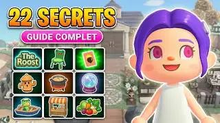 Les 22 SECRETS 😱 de la Mise &agrave; Jour ! Animal Crossing New Horizons