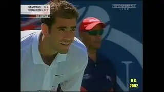 Pete Sampras v Sjeng Schalken US Open 2002