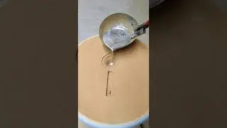 #art #metal #shorts #satisfying #amazing #diy EP-164 بداية صب مصفاة المطبخ في الرمل