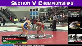 D1 113lb Final - Greg Diakomihalis (Hilton) vs RJ Beh (Irondequeit)