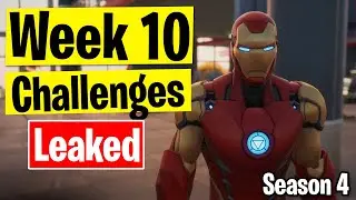 ALL Week 10 Challenges FULL GUIDE - Fortnite Season 4