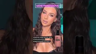 🤩Моментальный блеск волос со спреем SPARKLİNG SHINE CRYSTAL SPRAY от MONE Professional #стайлинг