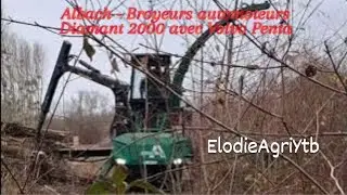 Broyage branche Albach - Broyeurs automoteurs Diamant 2000 avec Volvo Penta