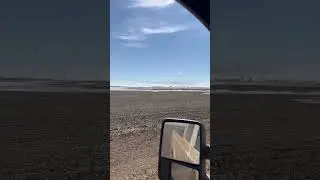 Amazing flock of birds make this formation