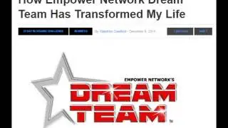 How Empower Network Dream Team Has Transformed My Life