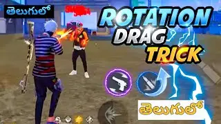 Raistar Rotation Drag One Tap Trick | Fast Rotation Drag  | Garena Free Fire|