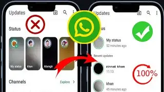 So &auml;ndern Sie den neuen Statusstil von WhatsApp zur&uuml;ck zum alten vertikalen Stil 2024