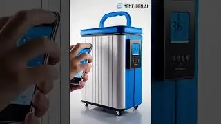❄️ Next-Gen AI Mini Fridge | Smart Cooling Box Prototype 2025