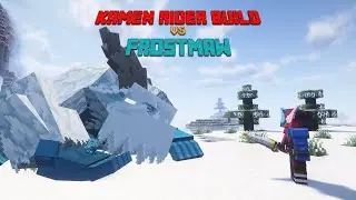 Minecraft Tapi Kamen Rider Build Melawan BOSS RAKSASA!! (Frostmaw) 😱