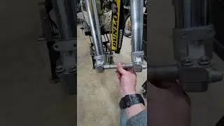 Fork alignment traditional,  on top method = significant axle binding.
