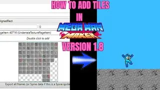 How To Add CUSTOM Tiles To Mega Man Maker 1.8! (Undertale Mod Tool Tutorial)