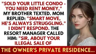 Brother Tried Selling My Beach Condo - He Didn't Know I Own The Resort