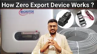 How Zero Export Device Works ? | Grid Export Control | CT | Current Transformer | Microtek GTI