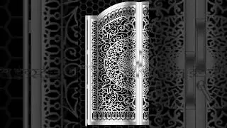 CNC LASER CUTTING GATE -29 #cnclasercutting #steel #creative #fabrication #welding