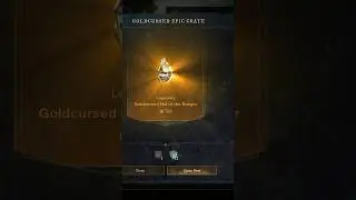 Newworld testing daily luck on Goldcursed epic crate #newworld #newworldmmo #mmorpg #gamingshorts