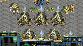 StarCraft: Brood War fastest map vs noob hacker