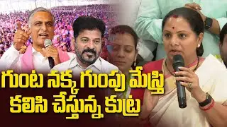 గుంటనక్క గుంపు మేస్త్రి కలిసి చేస్తున్న స్కాం | Kavitha Comments On Singareni Scams | Hit Tv