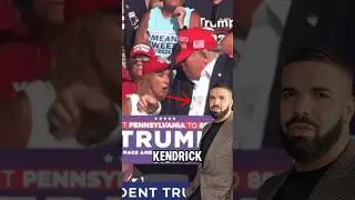 Drake ROASTED Donald Trump & Kendrick Lamar😱#drake #kendricklamar #trump