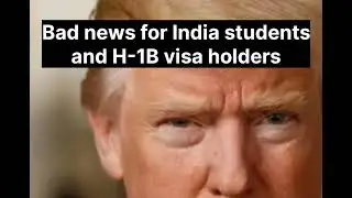 Bad news for India students & H-1B holders. Trump set to take a MASSIVE step, preparing to deport