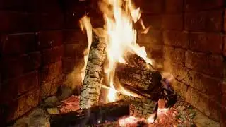 Crackling Fireplace sounds 🔥 2 Hours | No Music | Cozy Night Ambience 
