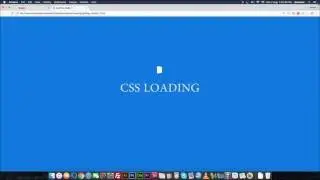 CSS Rotating Plane Loading Animation