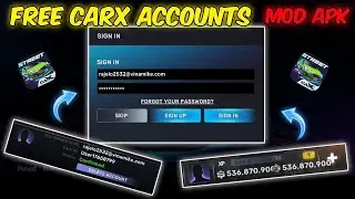 Carx street accounts free Carx street mod Free account carx | 💯% Working