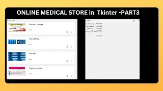 PROJECT: Online Medical Store in Tkinter -  PART 3