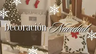 RUTINA DE LIMPIEZA+PONGO DECORACION DE NAVIDAD🎄🎄DIY FUNDAS DE COJIN