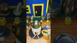 mini kitchen with golgappa#ankitaminikitchen #food #viral #cooking #minivlog #recipe #minikitchen