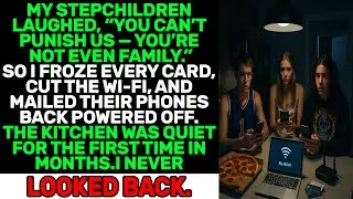 MY STEPCHILDREN LAUGHED, &ldquo;YOU CAN&rsquo;T PUNISH US &mdash; YOU&rsquo;RE NOT EVEN FAMILY.&rdquo;SO I FROZE EVERY CARD
