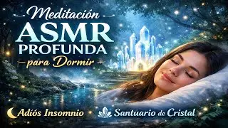 Meditaci&oacute;n ASMR Profunda para Dormir: Santuario de Cristal y Bosque (Adi&oacute;s Insomnio y Ansiedad)